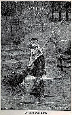 Emile Bayard'ın Cosette portresi